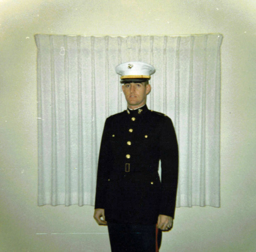 Jim Thornton in dress blues