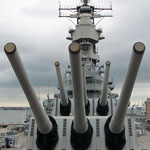 Group photo on the USS Wisconsin